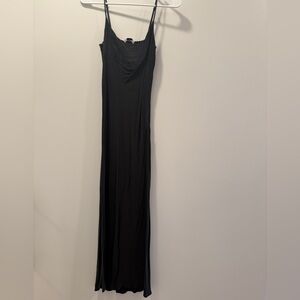 Rumored Sleek Black Maxi Dress